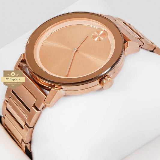 LATEST COLLECTION ALL ROSE GOLD WITH DIAL CHAIN WATCH