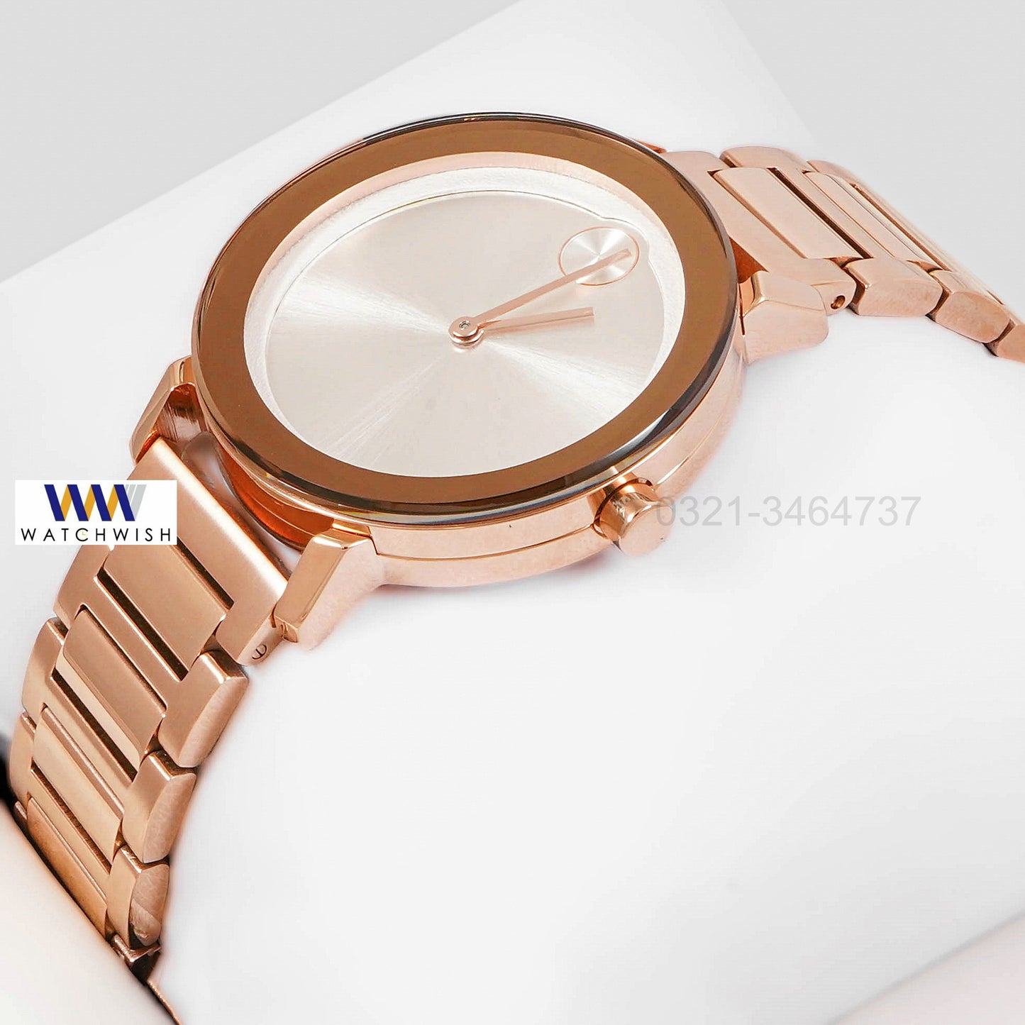 LATEST COLLECTION ROSE GOLD WITH WHITE DIAL LADIES WATCH