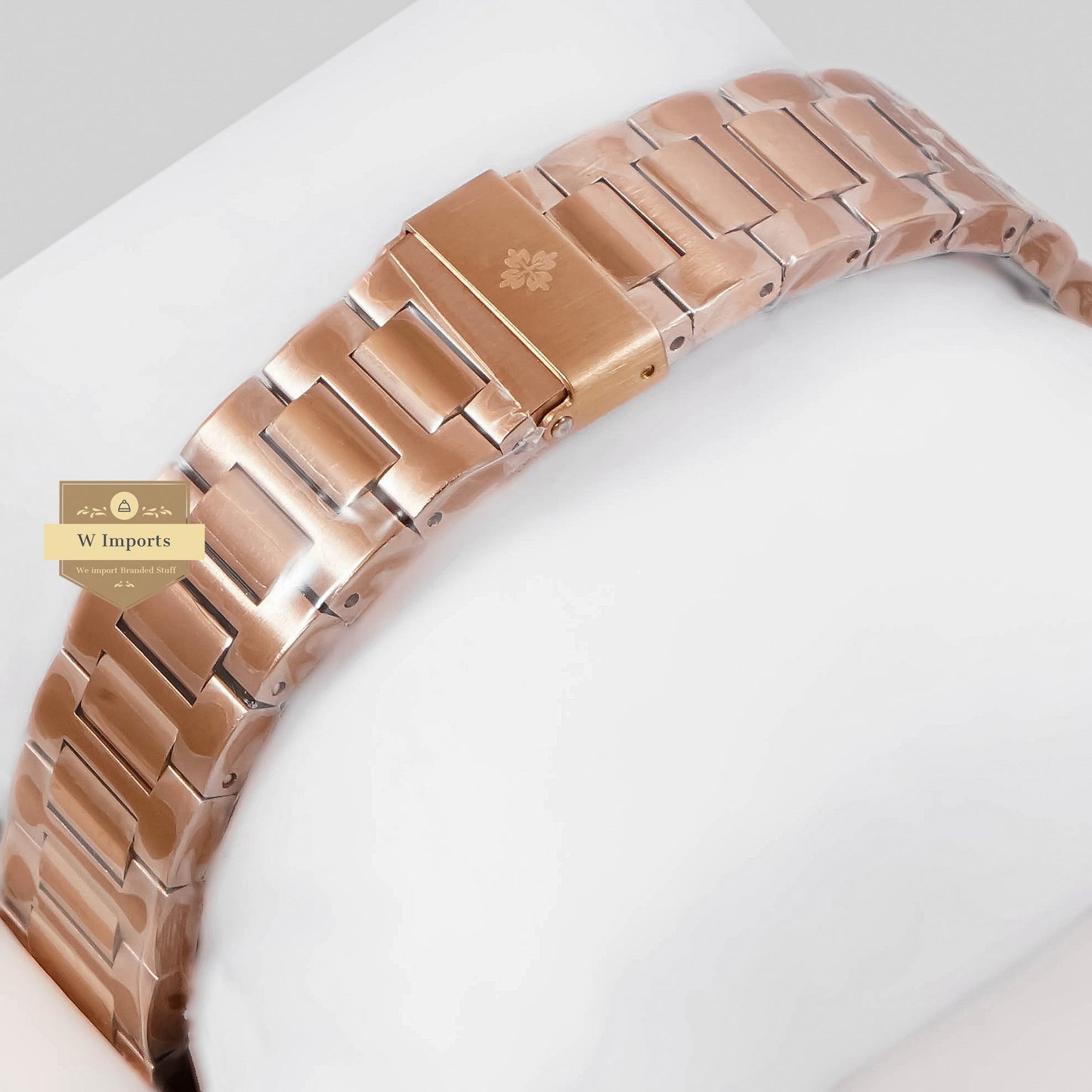 LATEST COLLECTION ANNUAL CALENDAR MOON PHASE ROSE GOLD WITH BLACK DIAL AUTOMATIC WATCH