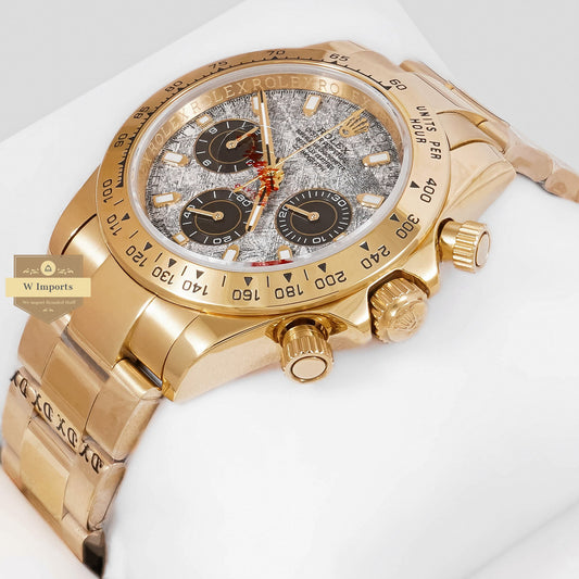 LATEST COLLECTION CHRONOGRAPH 40 YELLOW GOLD WITH GREY MARBLE DIAL ZR FACTORY