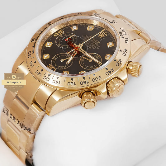 LATEST COLLECTION CHRONOGRAPH 40 YELLOW GOLD WITH BLACK DIAL ZR FACTORY