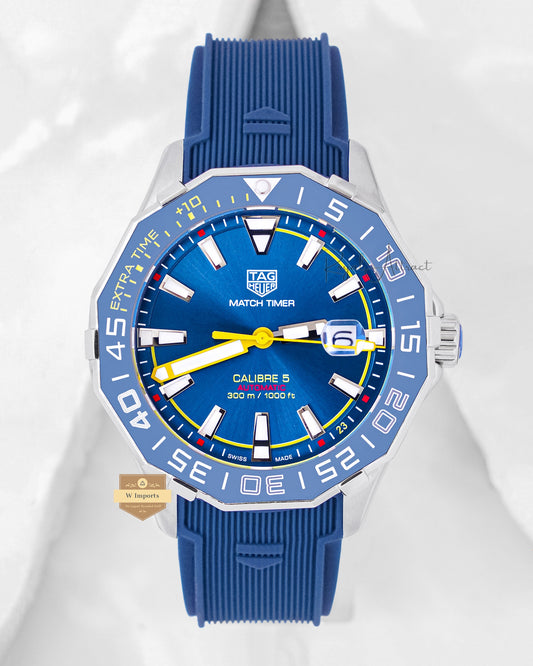 New Collection Silver Case With Blue Dial & Bezel Automatic Watch