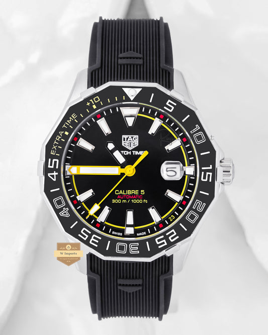 New Collection Silver Case With Black Dial & Bezel Automatic Watch