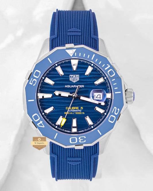 New Collection Silver Case With Blue Dial & Bezel Automatic Watch