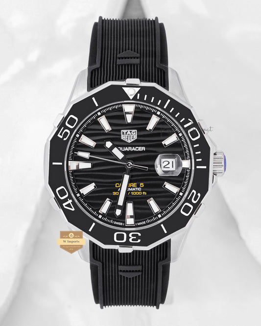 New Collection Silver Case With Black Dial & Bezel Automatic Watch