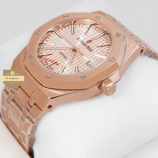 LATEST COLLECTION ALL ROSE GOLD WITH DIAL CHAIN WATCH