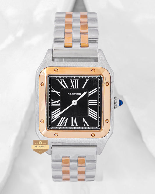 Latest Collection Two Tone Yellow Gold With Black Dial