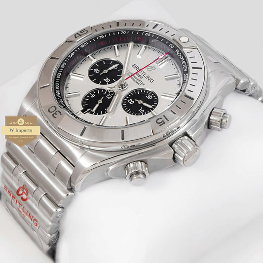 LATEST COLLECTION CHRONOGRAPH SILVER WITH DIAL CHAIN WATCH