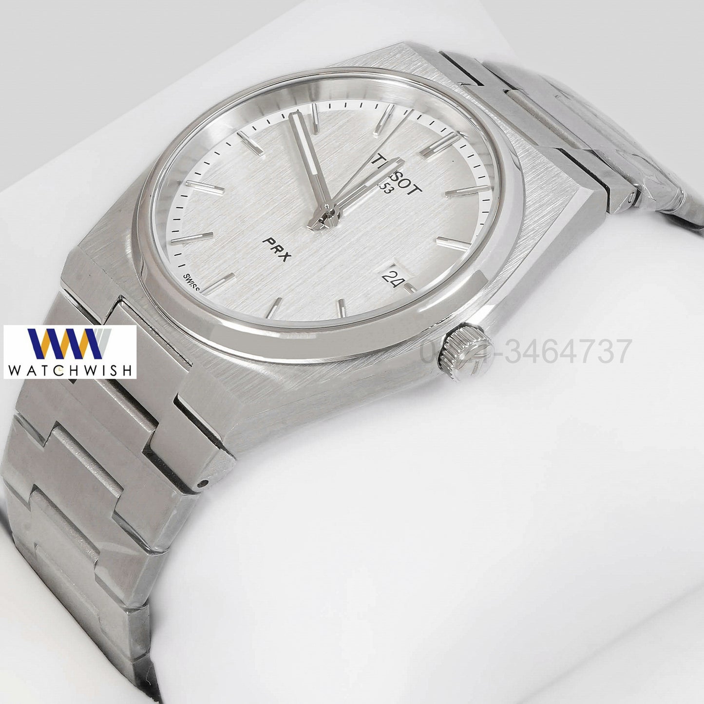 LATEST COLLECTION PRX ALL SILVER WITH PLAIN DIAL WATCH