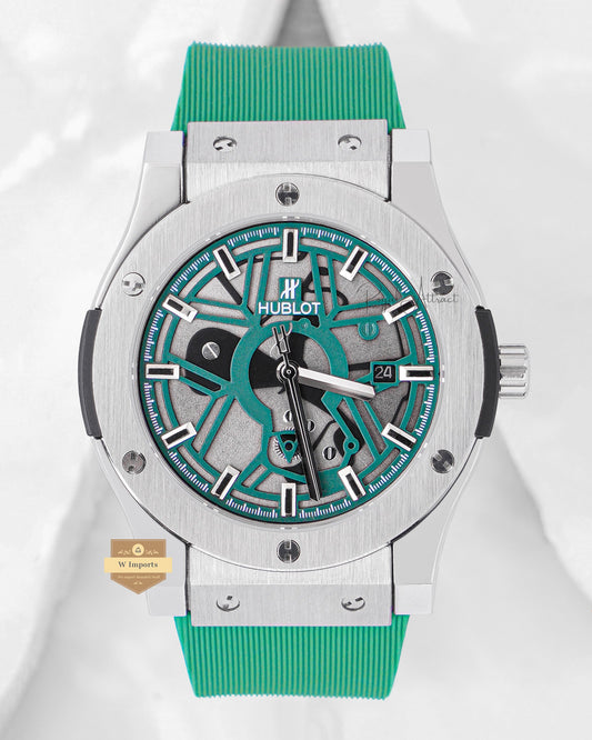 Latest Collection Silver Case With Skeleton Dial Automatic watch