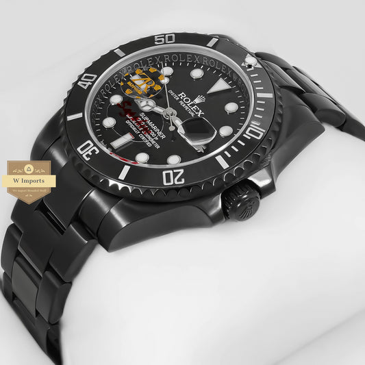 LATEST COLLECTION 40 ALL BLACK WITH DIAL AUTOMATIC WATCH ZR FACTORY