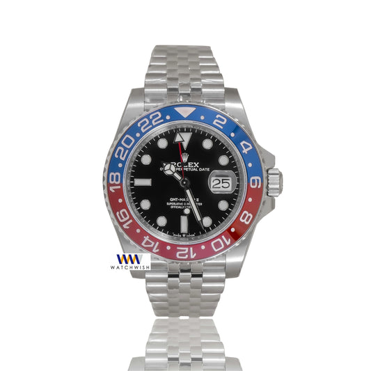 LATEST COLLECTION SILVER PREMIUM GMT AR MADE AUTOMATIC WATCH