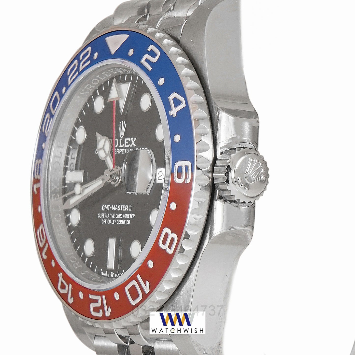 LATEST COLLECTION SILVER PREMIUM GMT AR MADE AUTOMATIC WATCH