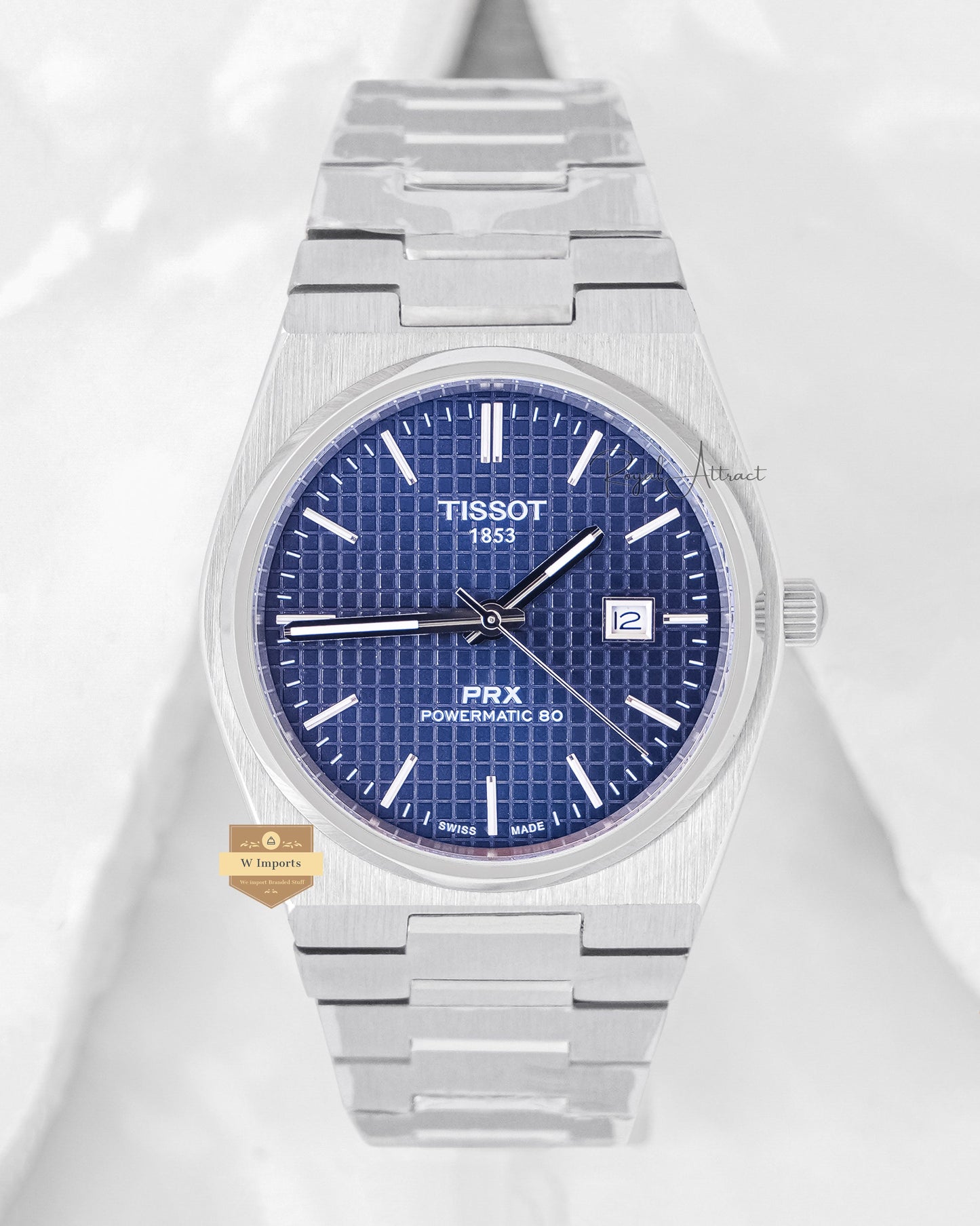 Latest Collection Premium Prx Silver With Blue Dial Stainless Steel Automatic Watch
