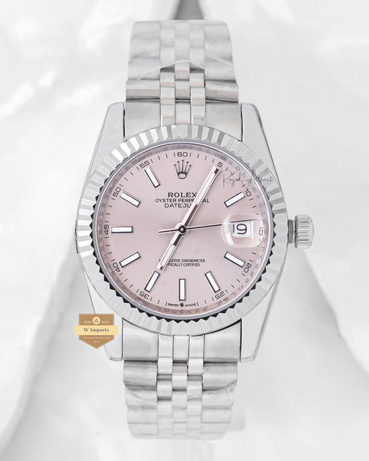 Latest Collection 36 Silver With Gray Dial Chain Zr Factory