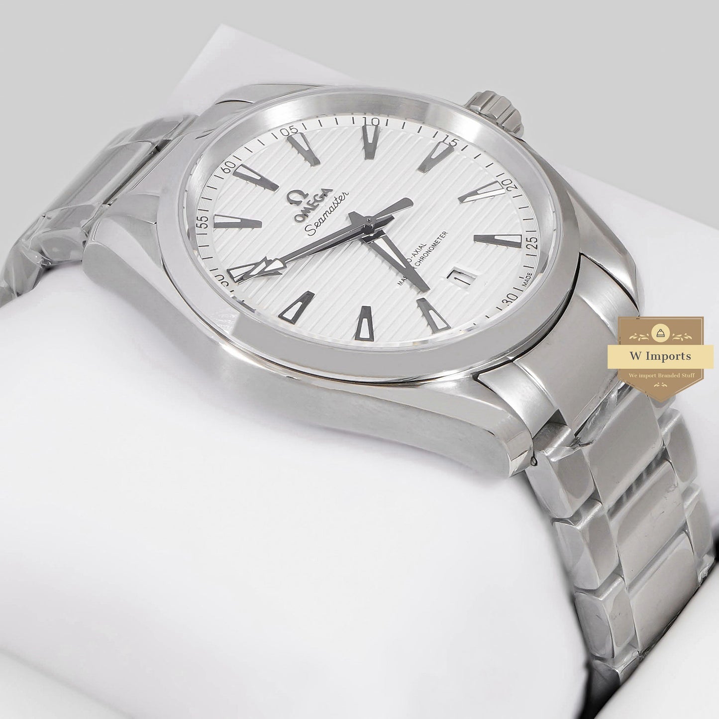 LATEST COLLECTION SILVER WITH WHITE DIAL AUTOMATIC WATCH