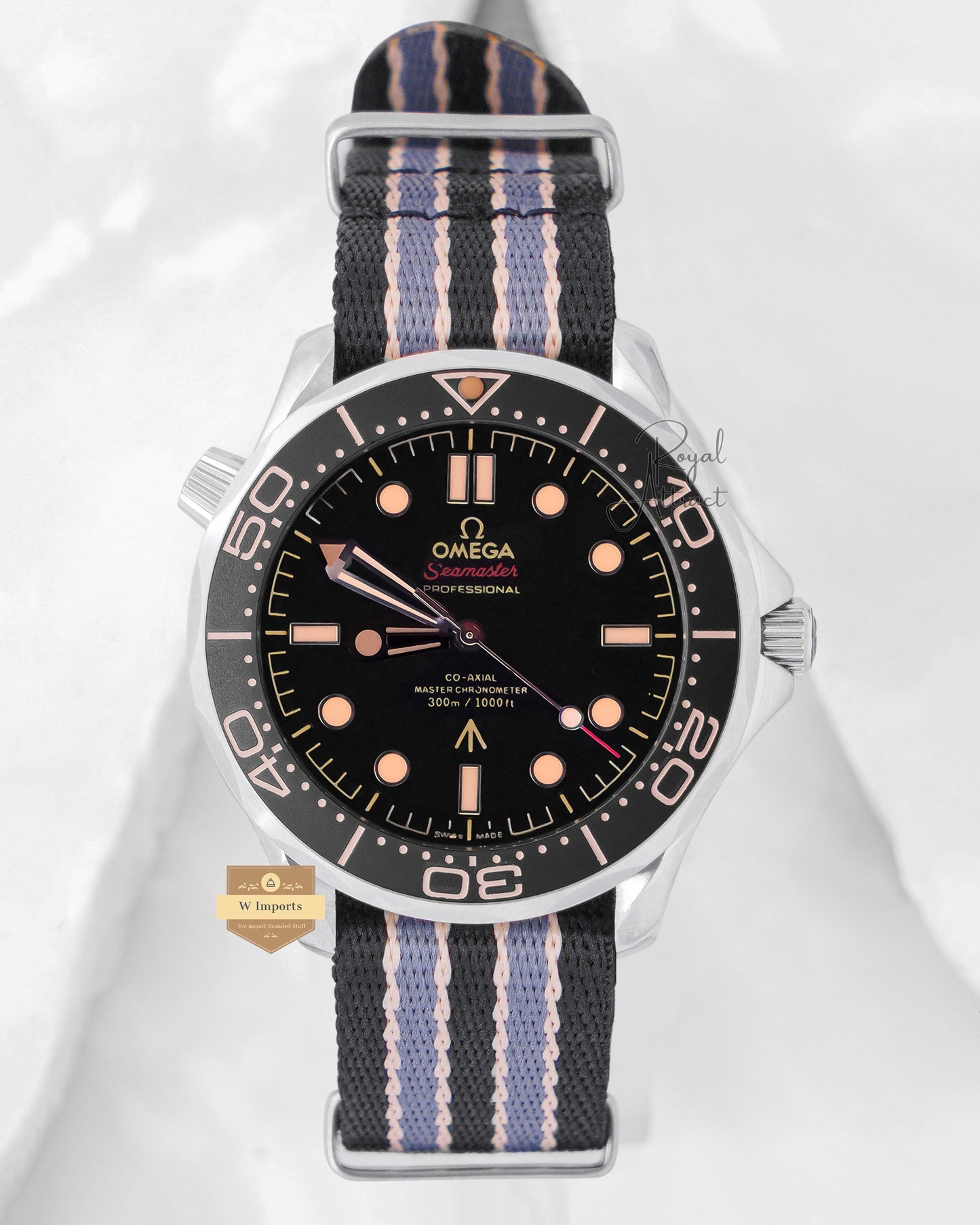 Latest Collection Silver Case With Black Dial Automatic Watch