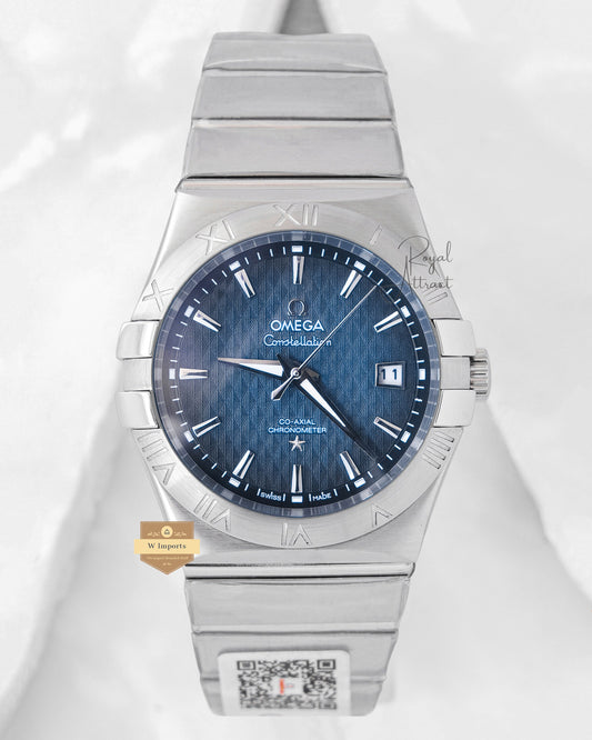 Latest Collection Silver With Blue Dial Automatic chain watch