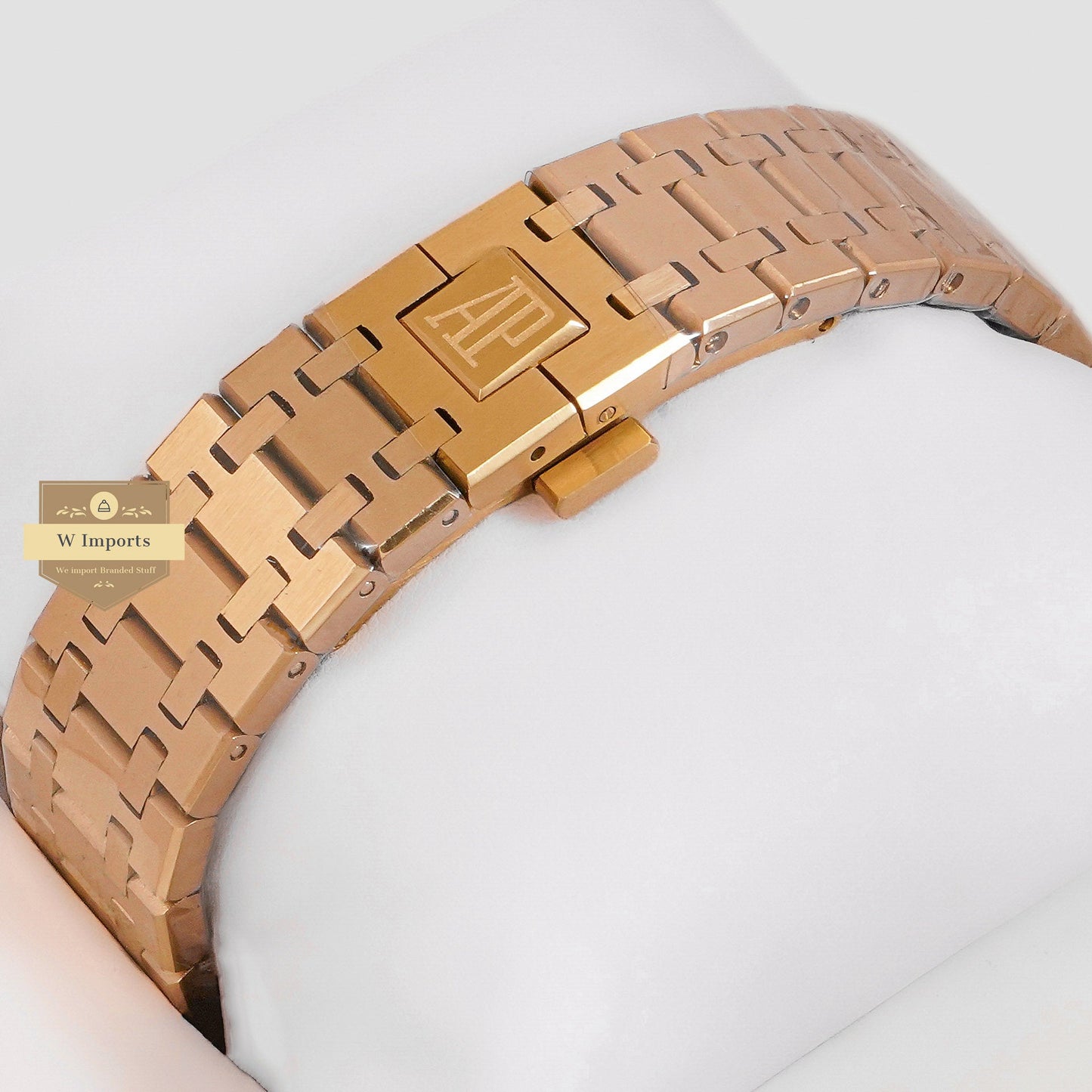 LATEST COLLECTION YELLOW GOLD WITH GREEN DIAL CHAIN WATCH