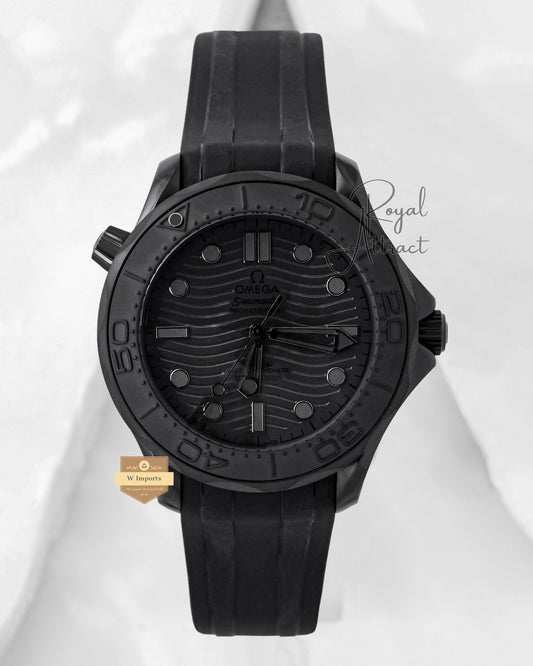 Latest Collection All Black Case With Dial & Rubber Strap For Men