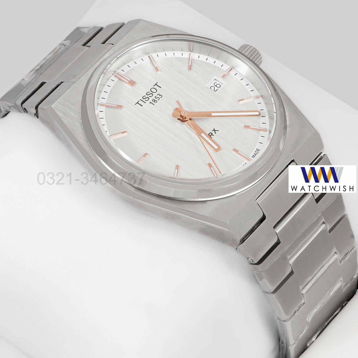 LATEST PREMIUM COLLECTION PRX ALL SILVER WITH DIAL WATCH