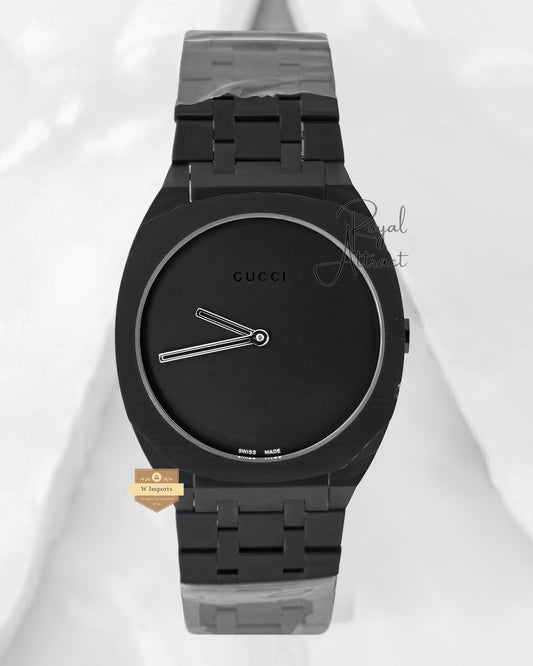 Latest Collection All Black Stainless Steel Watch