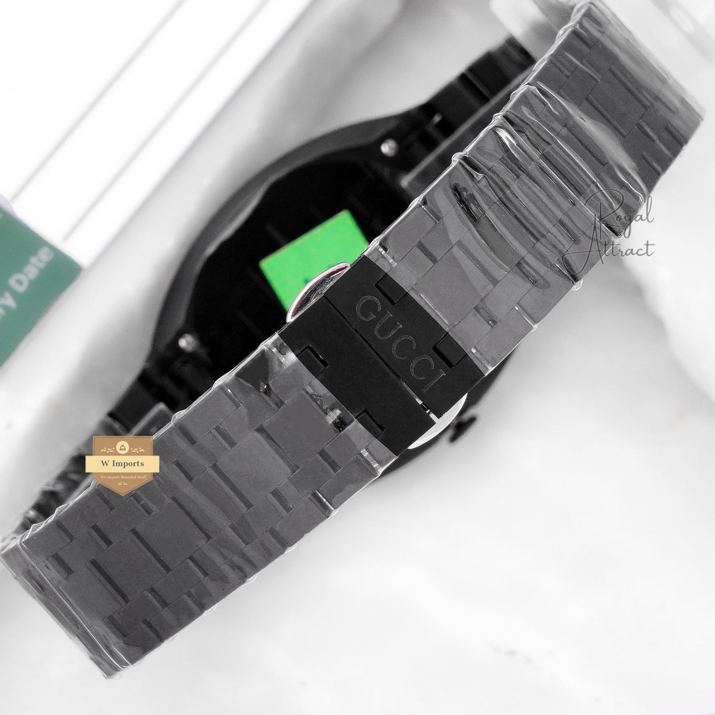 Latest Collection All Black Stainless Steel Watch