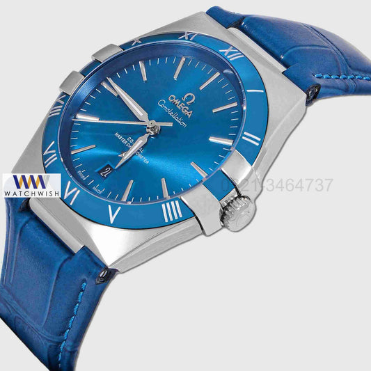 Latest Collection Silver Case With Blue Dial Automatic Watch