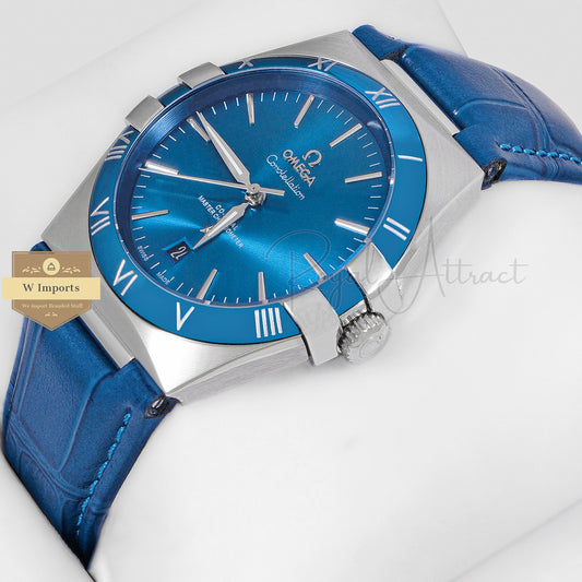 Latest Collection Silver Case With Blue Dial Automatic Watch