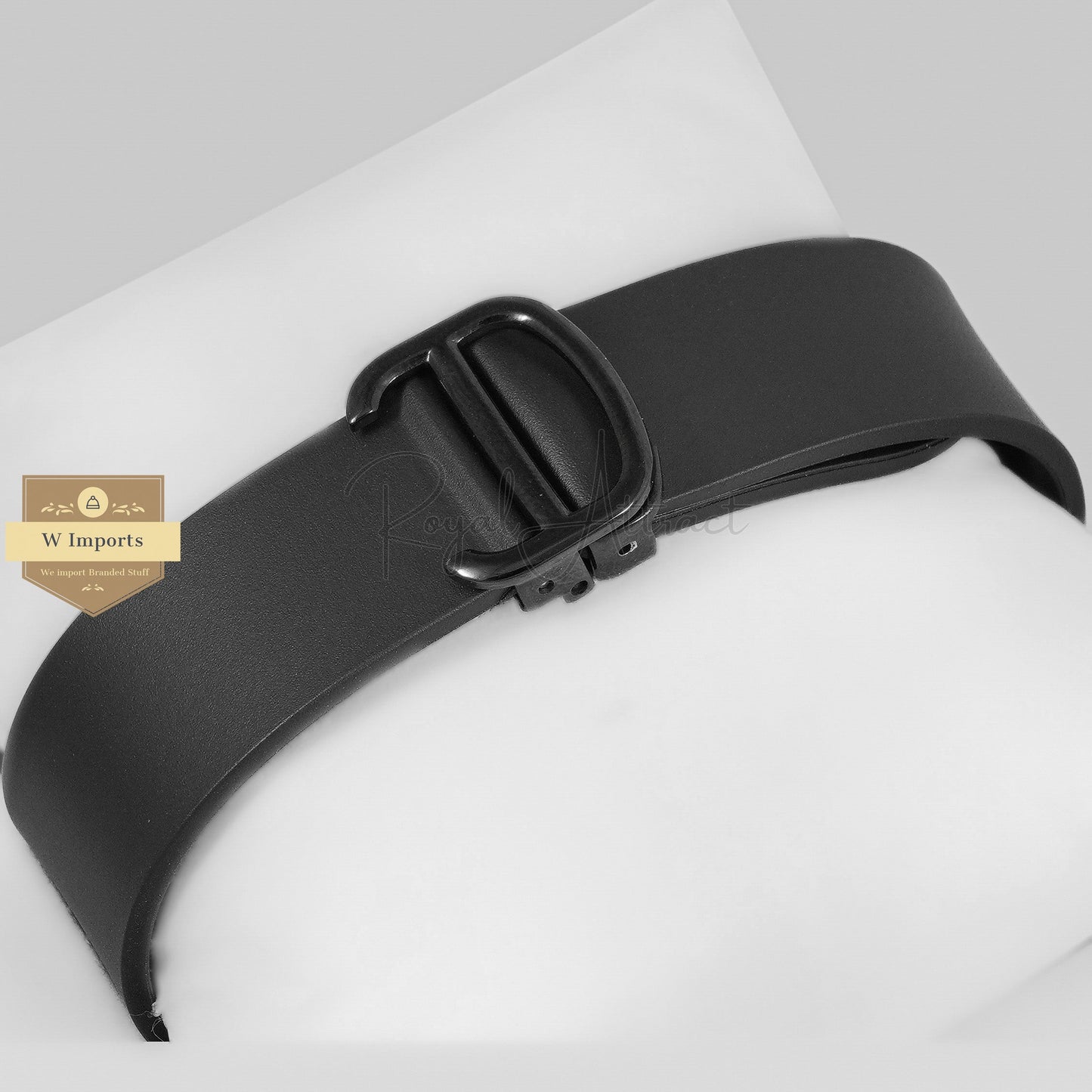 Latest Collection Chronograph All Black Case With Dial Rubber Strap Watch