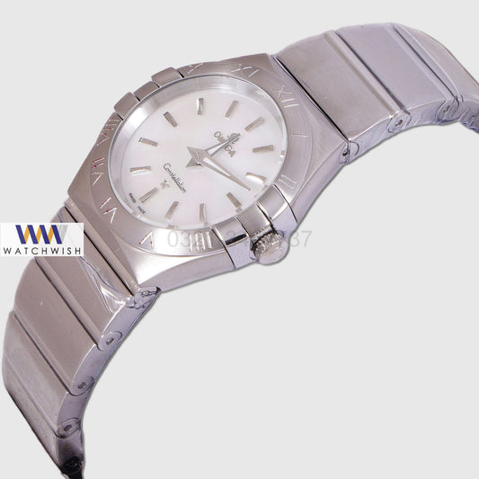 Latest Collection Silver With White Dial Ladies Watch