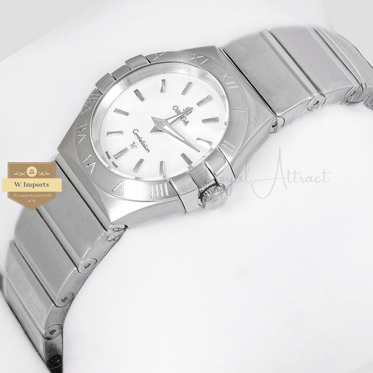 Latest Collection Silver With White Dial Ladies Watch