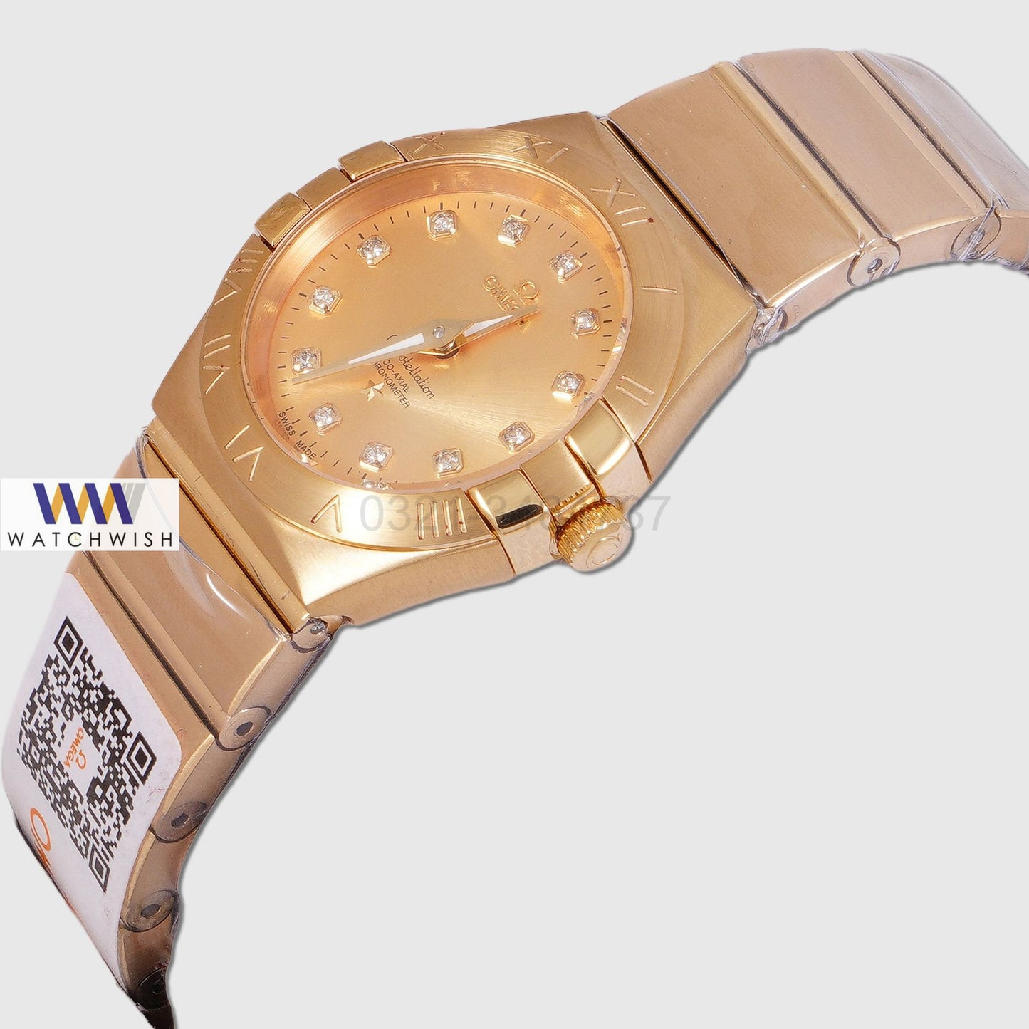 Latest Collection All Yellow Gold With Dial Ladies Watch