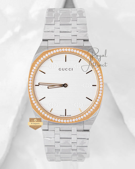 Latest Collection Silver Chain With White Dial Chain Watch