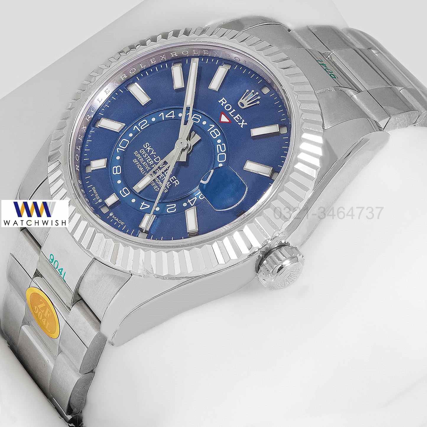 LATEST COLLECTION 42 SILVER PREMIUM AR MADE AUTOMATIC WATCH