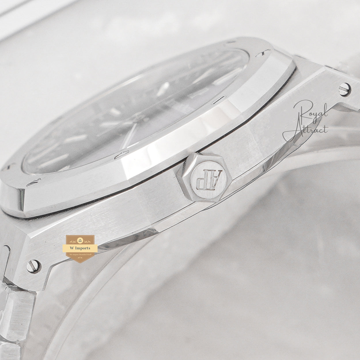 Latest Collection Silver Premium With Black Dial Ppf Made Automatic Watch