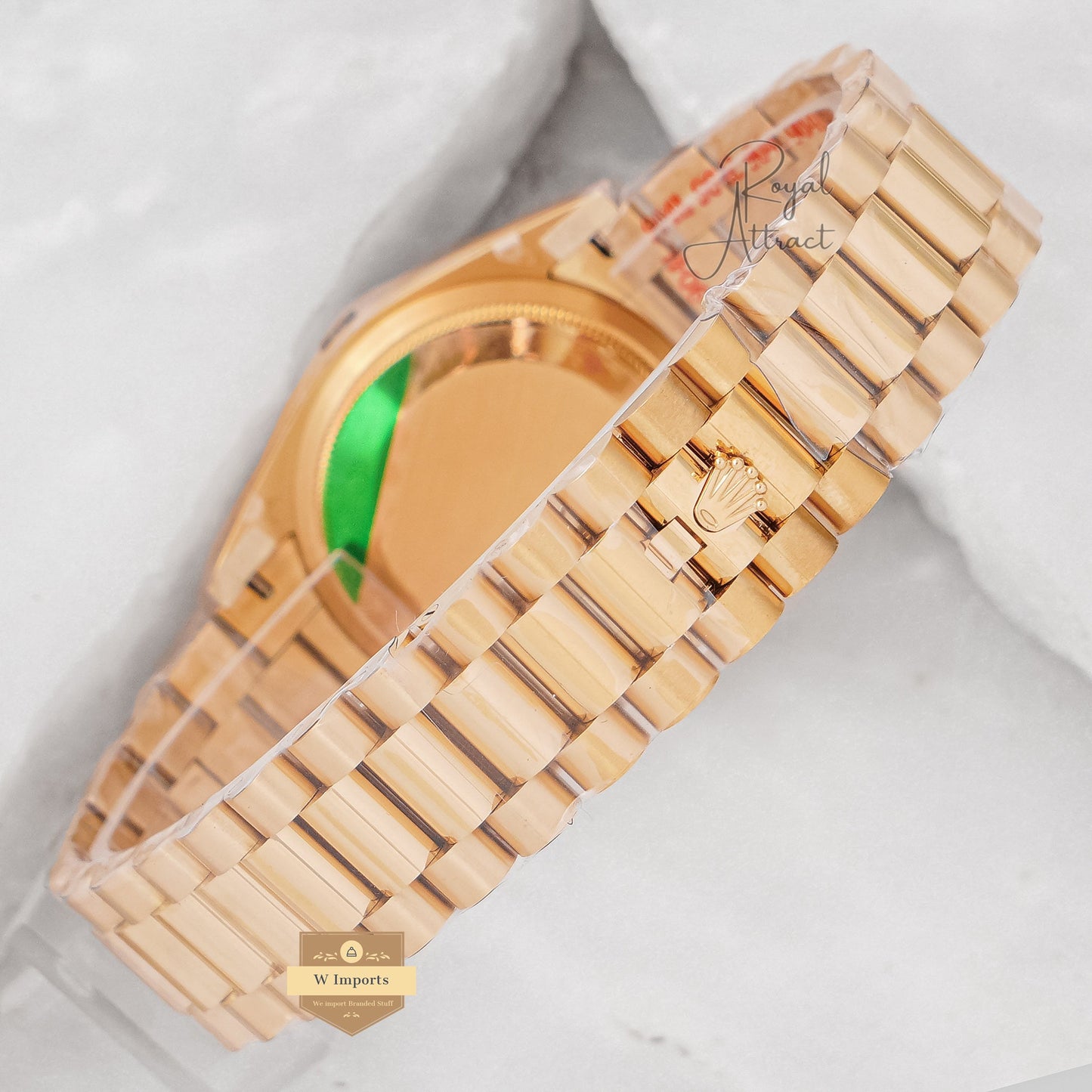 Latest Collection 36 Yellow Gold With Black dial Automatic Watch Gs Made