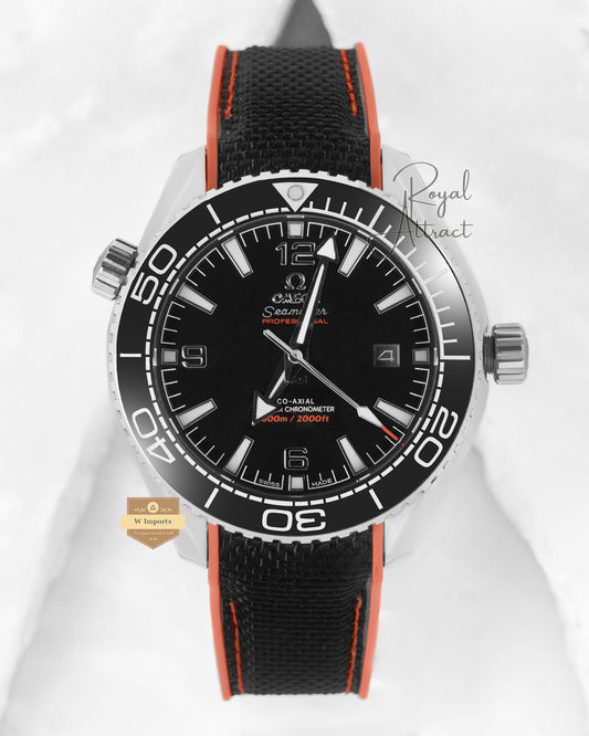 Latest Collection Silver Case With Black Dial & Pvc Strap