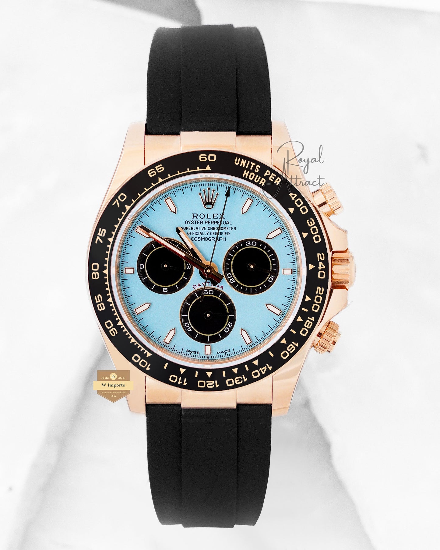 Latest Collection Chronograph 40 Yellow Gold Case With Tiffany Blue Dial Strap Zr Factory