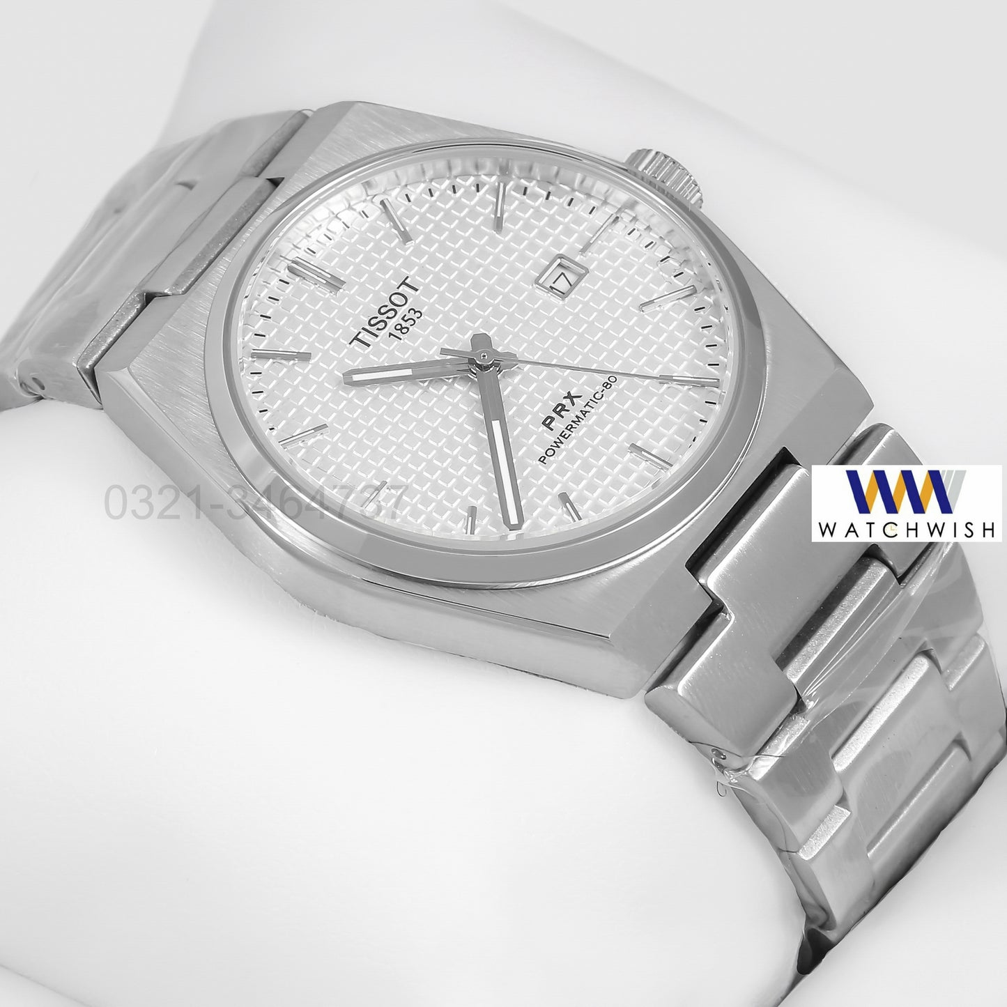 Latest Collection PRX All Silver Stainless Steel Automatic Watch