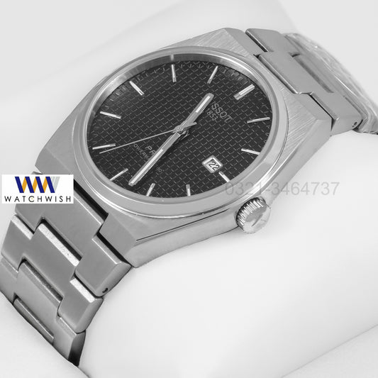 Latest Collection PRX Silver With Black Dial Stainless Steel Automatic Watch