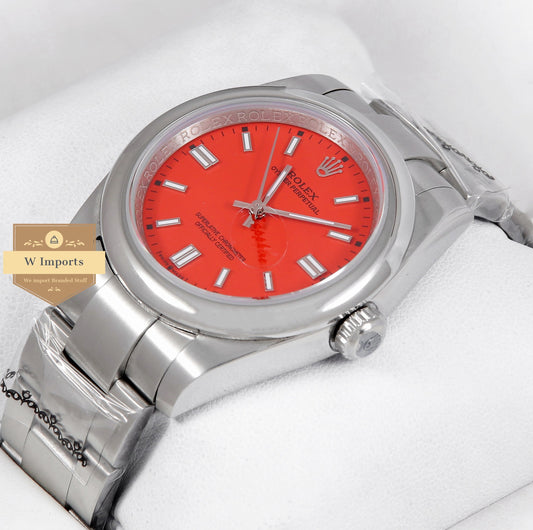 Latest Collection 41 Silver With Red Dial Automatic Watch ZR Factory