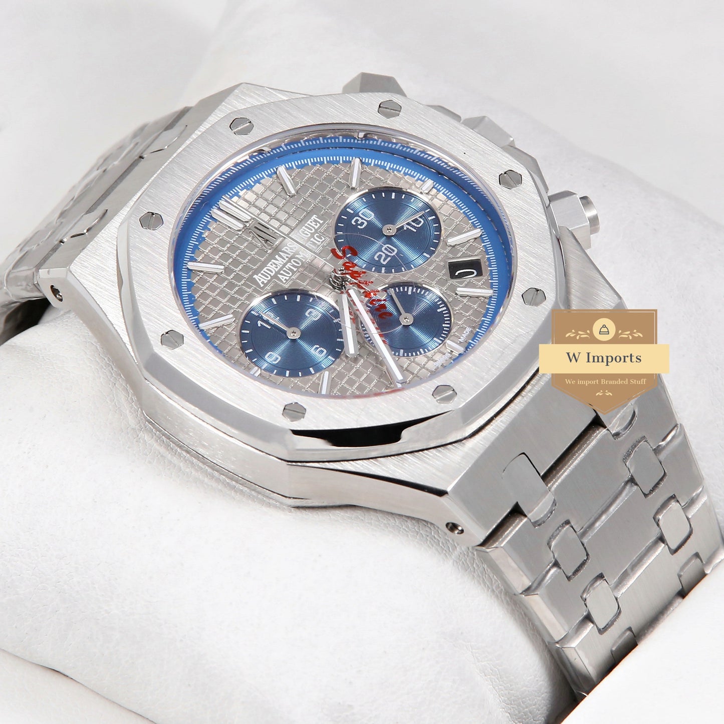 Latest Collection Chronograph Silver With Grey Dial