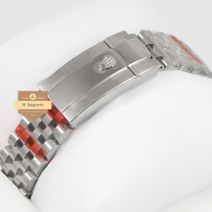LATEST COLLECTION GMT 40 SILVER WITH BLACK DIAL & BEZEL AUTOMATIC WATCH EW MADE