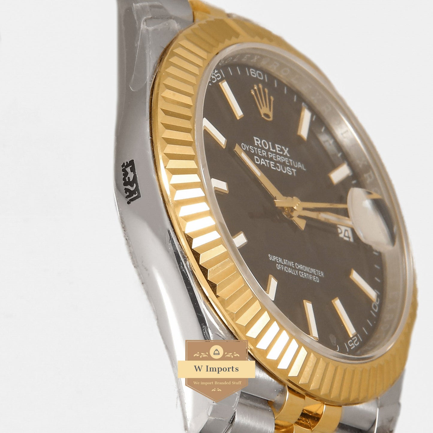 Latest Collection 41 Two Tone Yellow Gold With Black Dial Automatic Watch EW Made