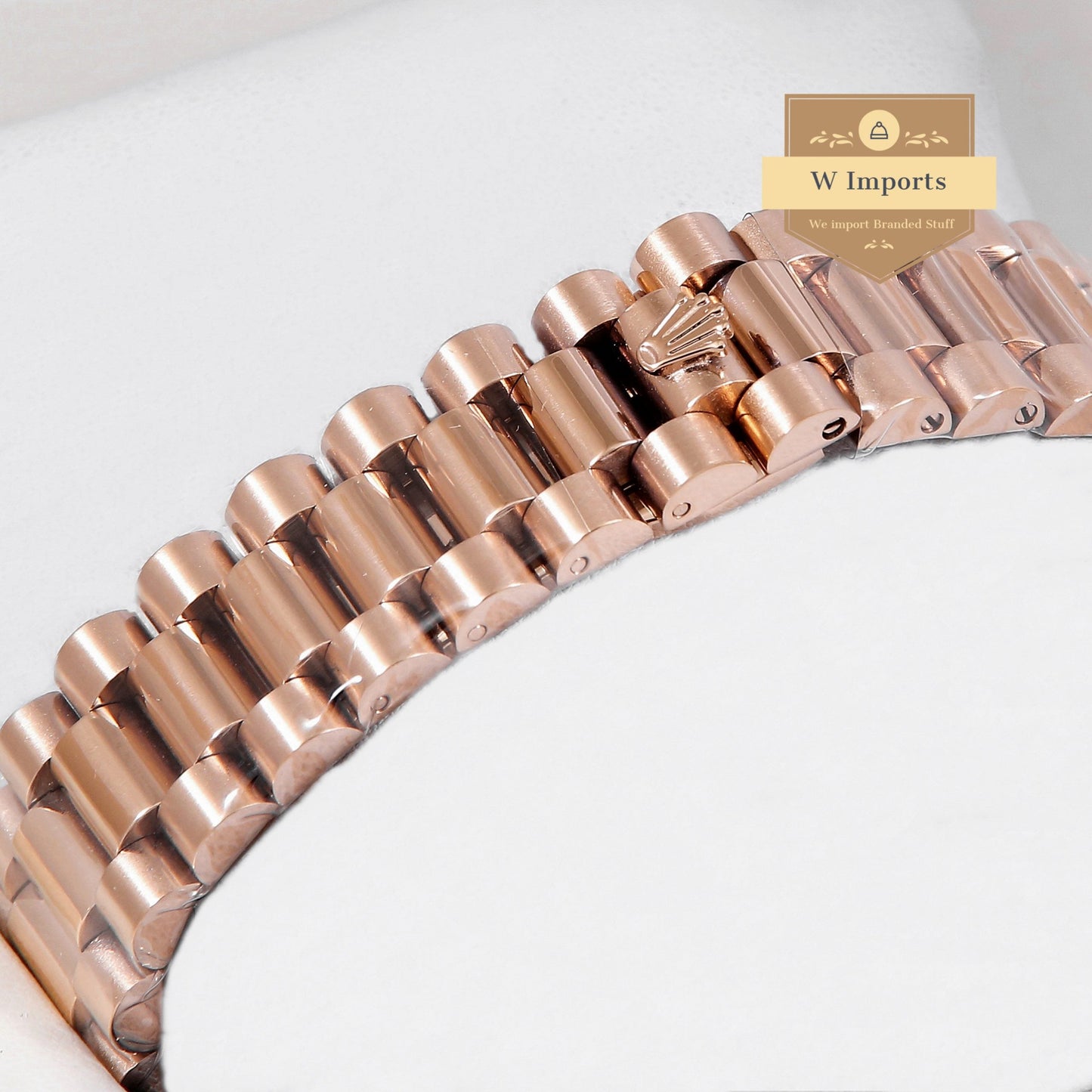 Latest Collection 40 All Rose Gold With Stone Bezel Automatic Watch ZR Factory