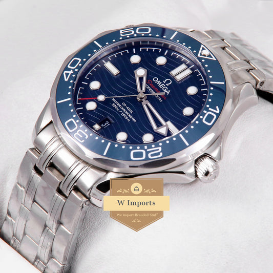 Latest Collection Master Grade Silver With Blue Dial Automatic Watch