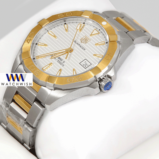 Latest Collection Two Tone Yellow Gold With White Dial