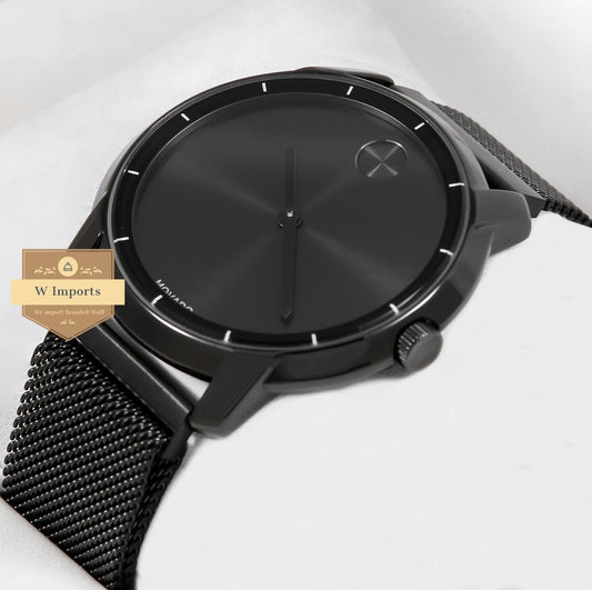 Latest Collection All Black With Mesh Magnetic Bracelet