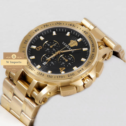Latest Collection Chronograph Yellow Gold With Black Dial